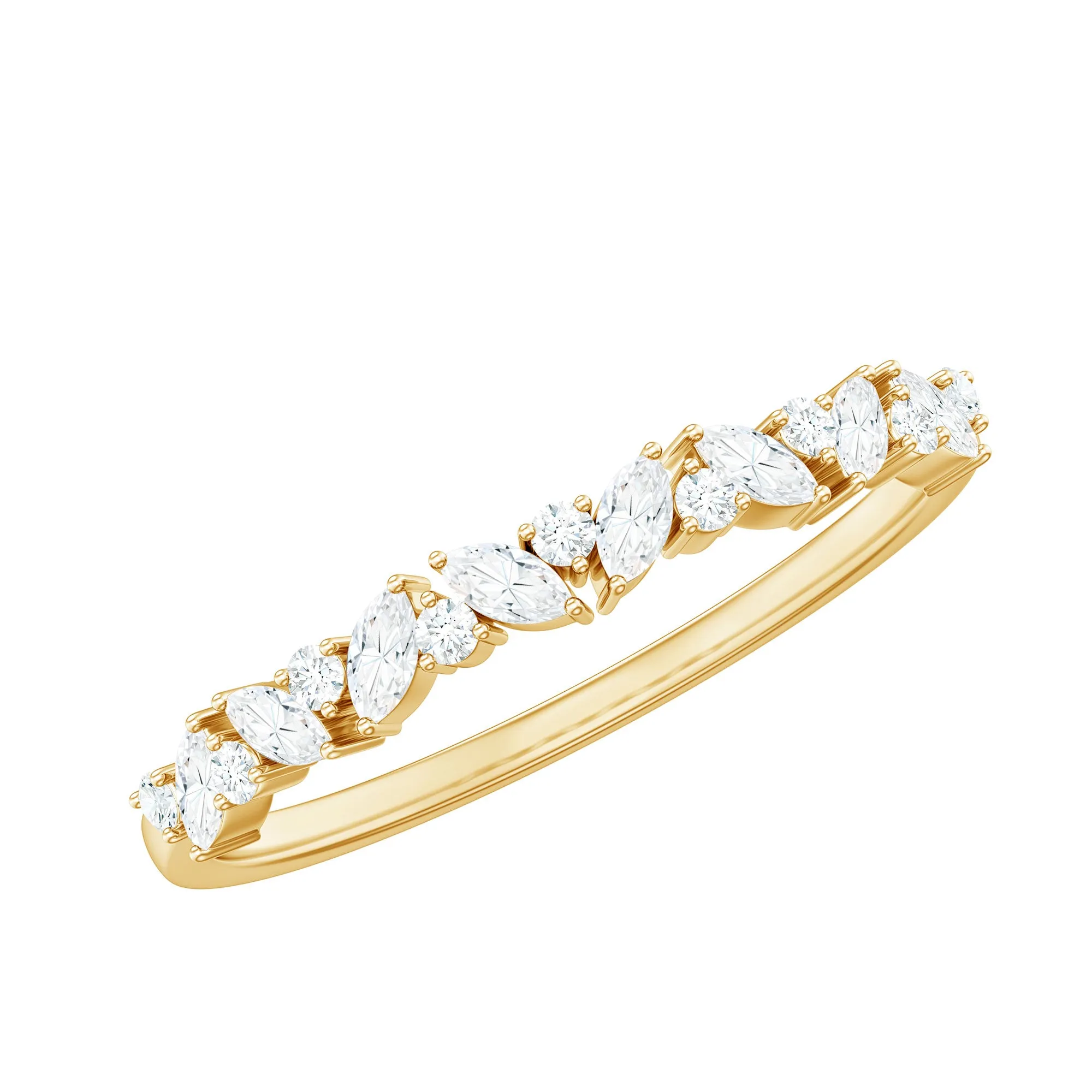 1/2 CT Diamond Stackable Band Ring