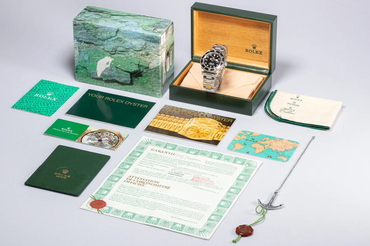 1997 Rolex Submariner 16610 with Box and Papers