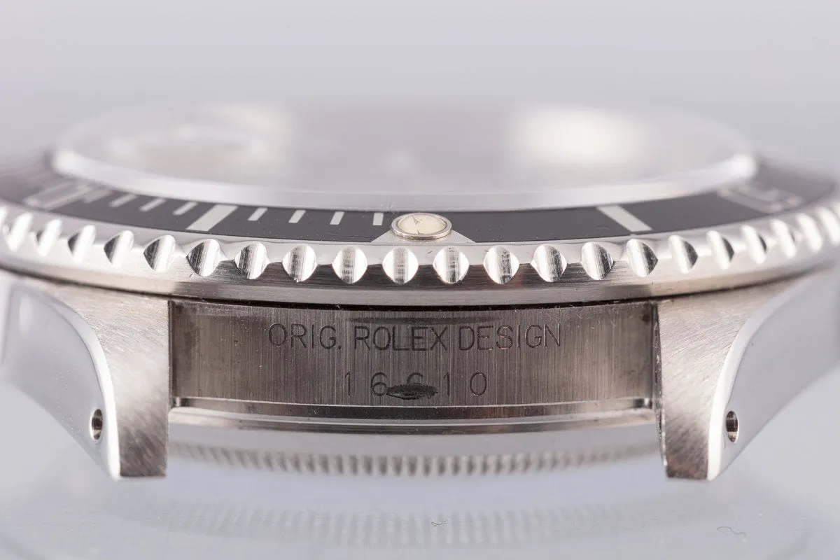 1997 Rolex Submariner 16610 with Box and Papers