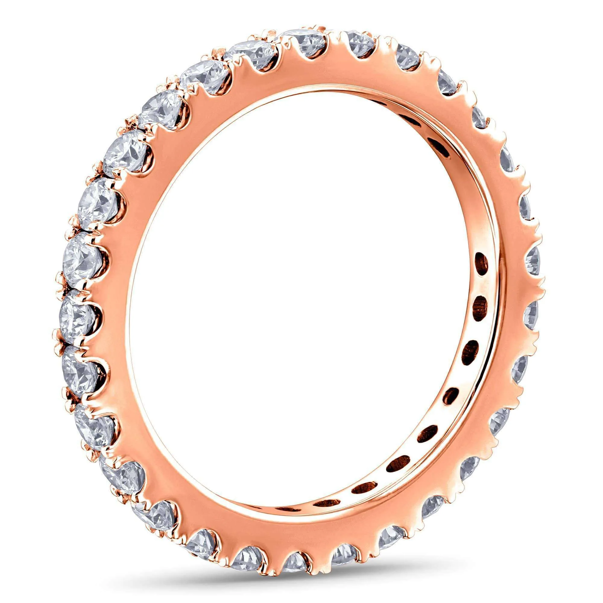 1ct Lab Grown Diamond Eternity Gold Band