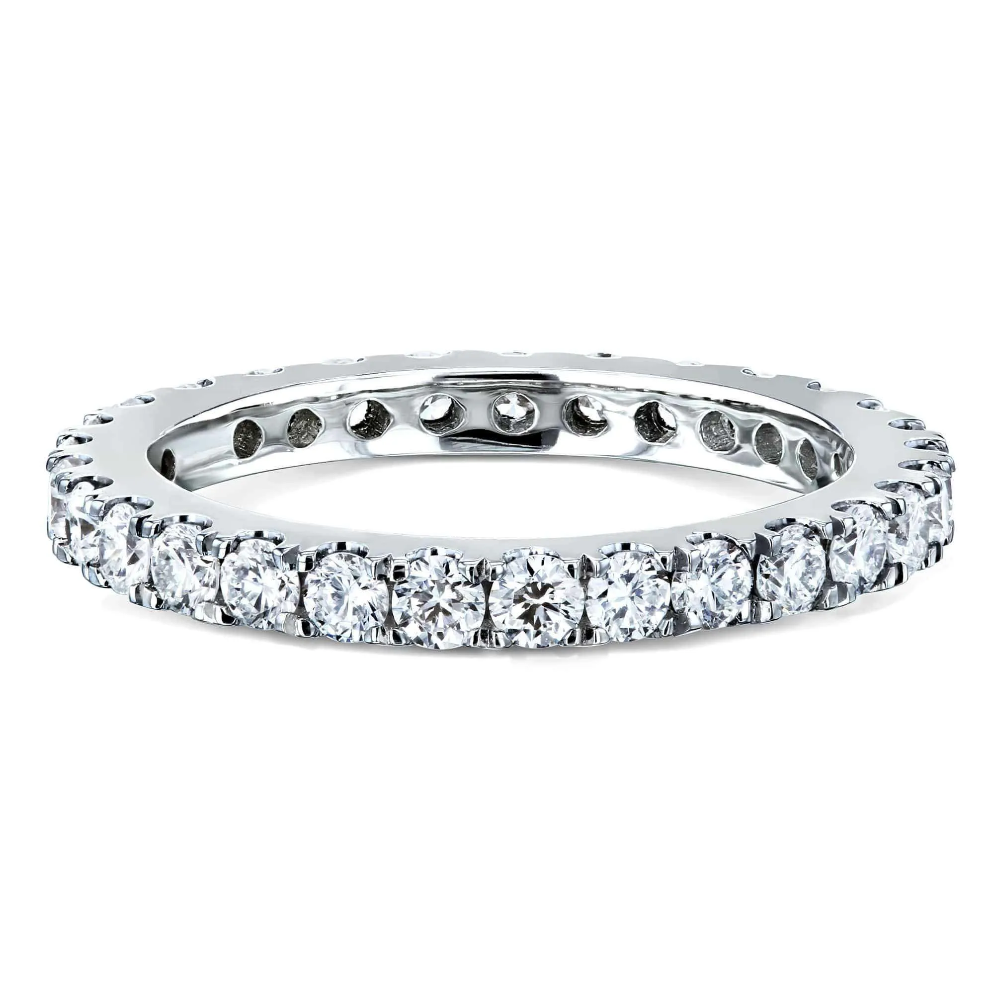 1ct Lab Grown Diamond Eternity Gold Band