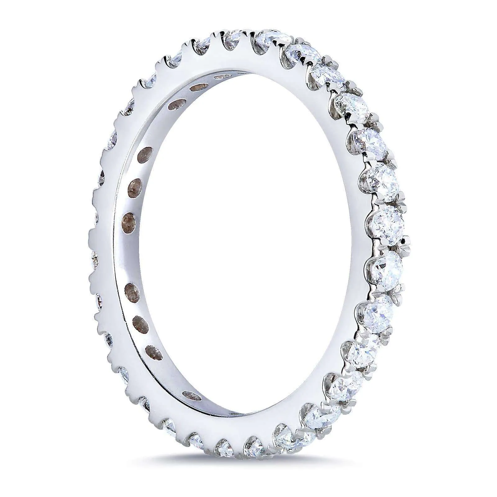 1ct Lab Grown Diamond Eternity Gold Band