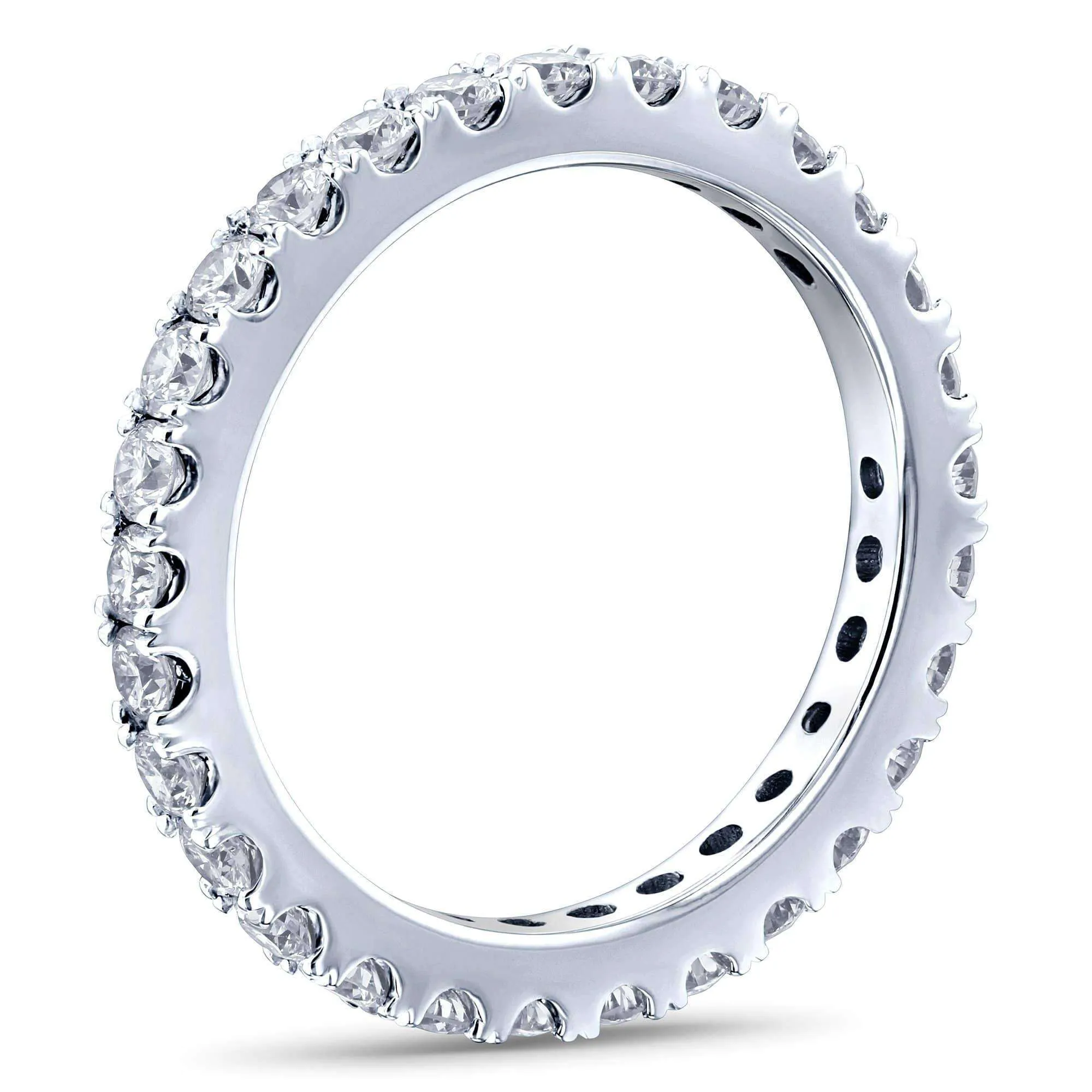 1ct Lab Grown Diamond Eternity Gold Band
