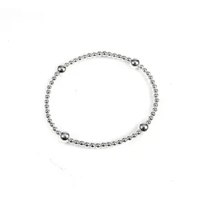 3MM AND 6MM BALL BRACELET
