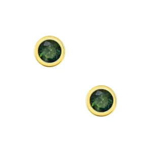 Adelia Teal Sapphire Earrings