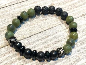 Aromatherapy Healing Stone Bracelet   JADE