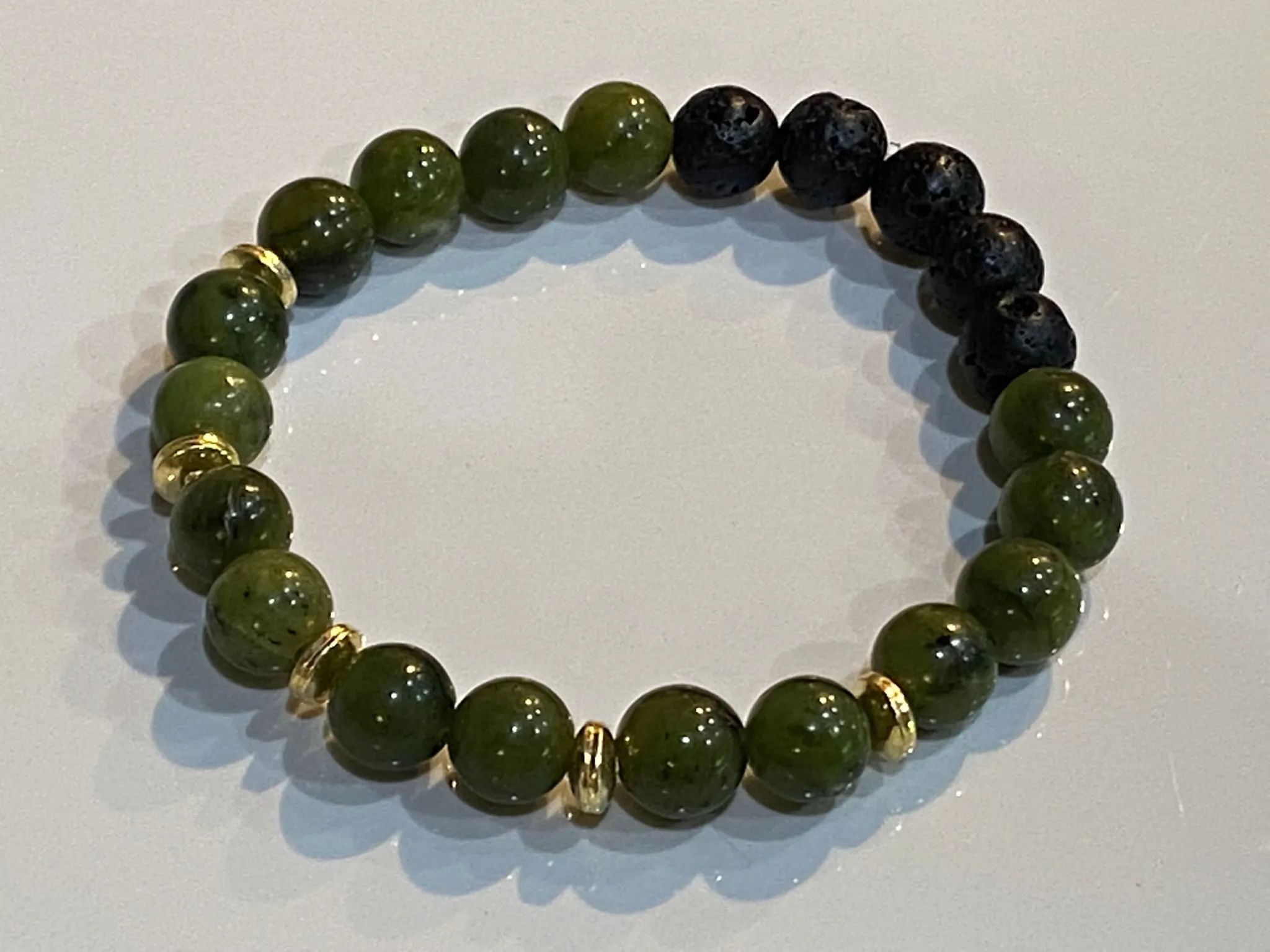 Aromatherapy Healing Stone Bracelet   JADE