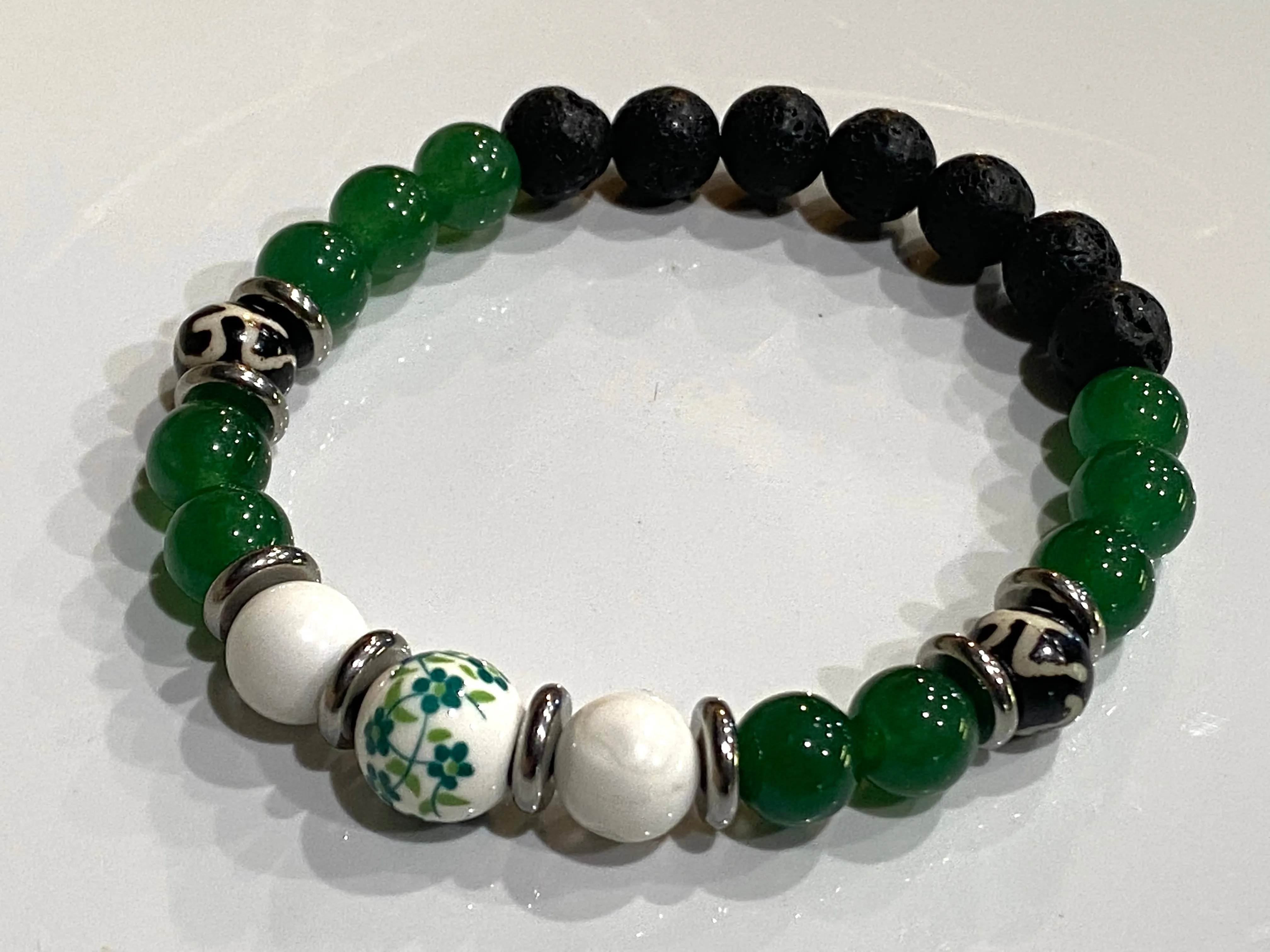 Aromatherapy Healing Stone Bracelet   JADE