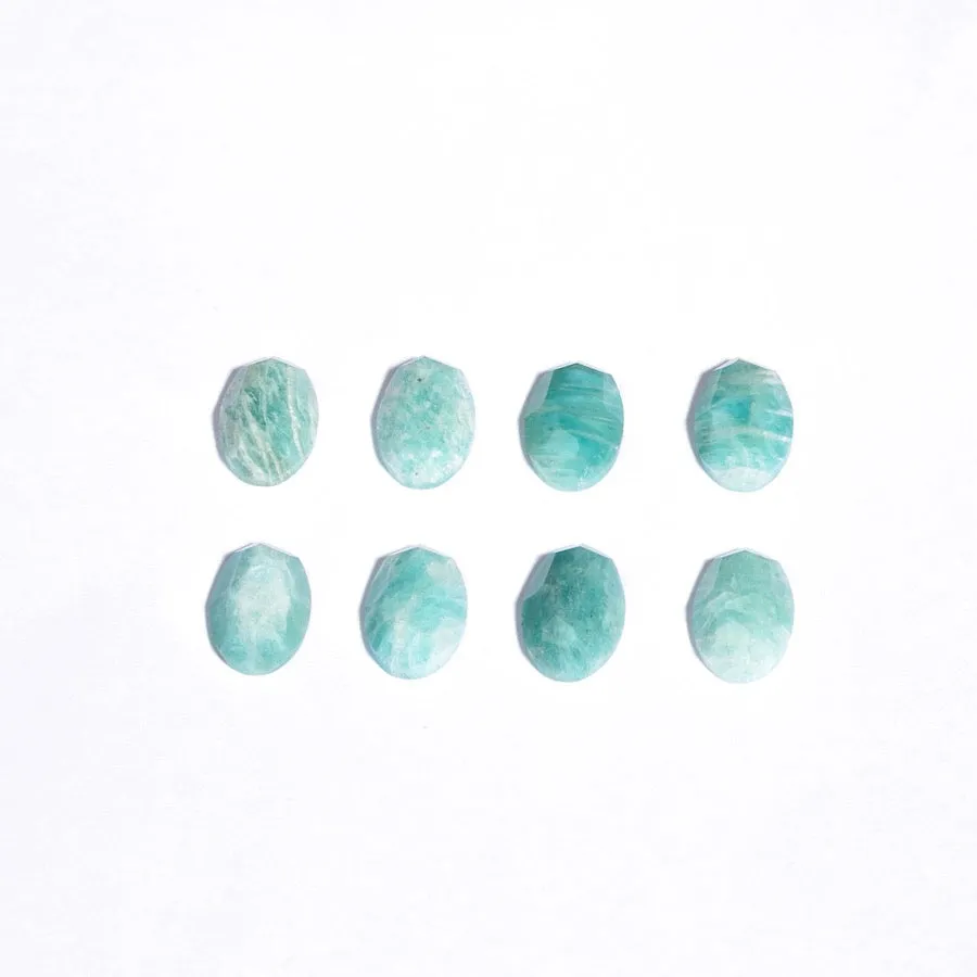 Aura Amazonite Silver Locket Necklace