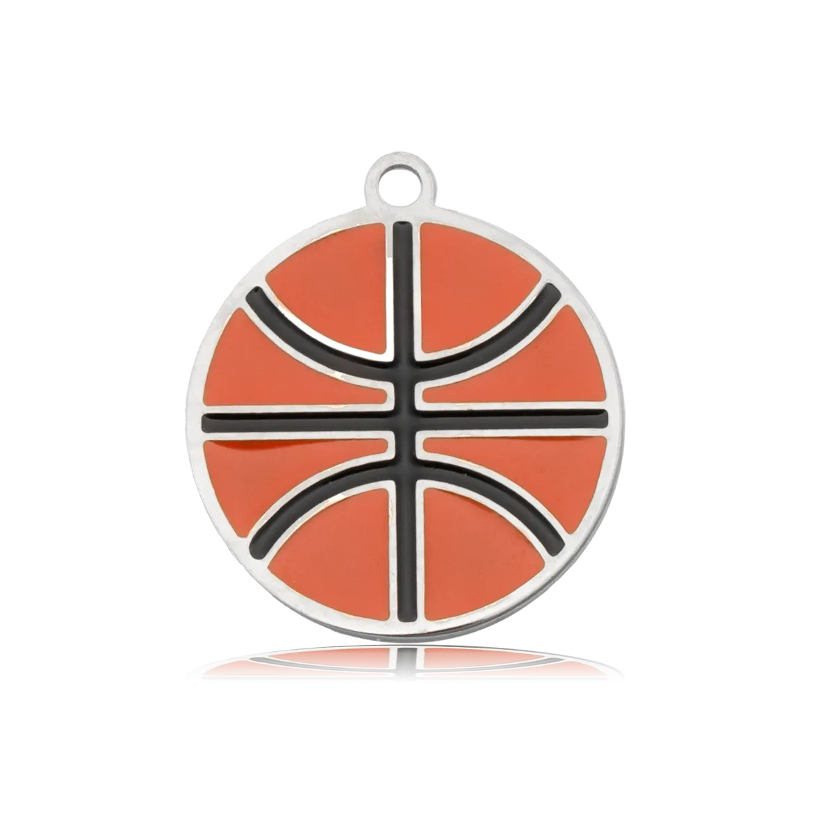 Basketball Charm with Azure Blue Jade Charity Bracelet