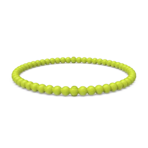 Beaded Stackable Silicone Bracelet - Lightning