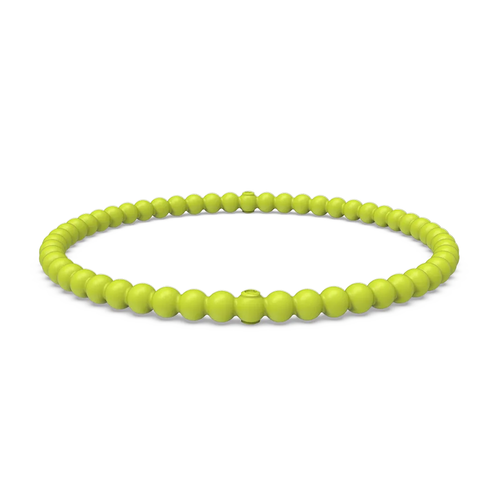 Beaded Stackable Silicone Bracelet - Lightning