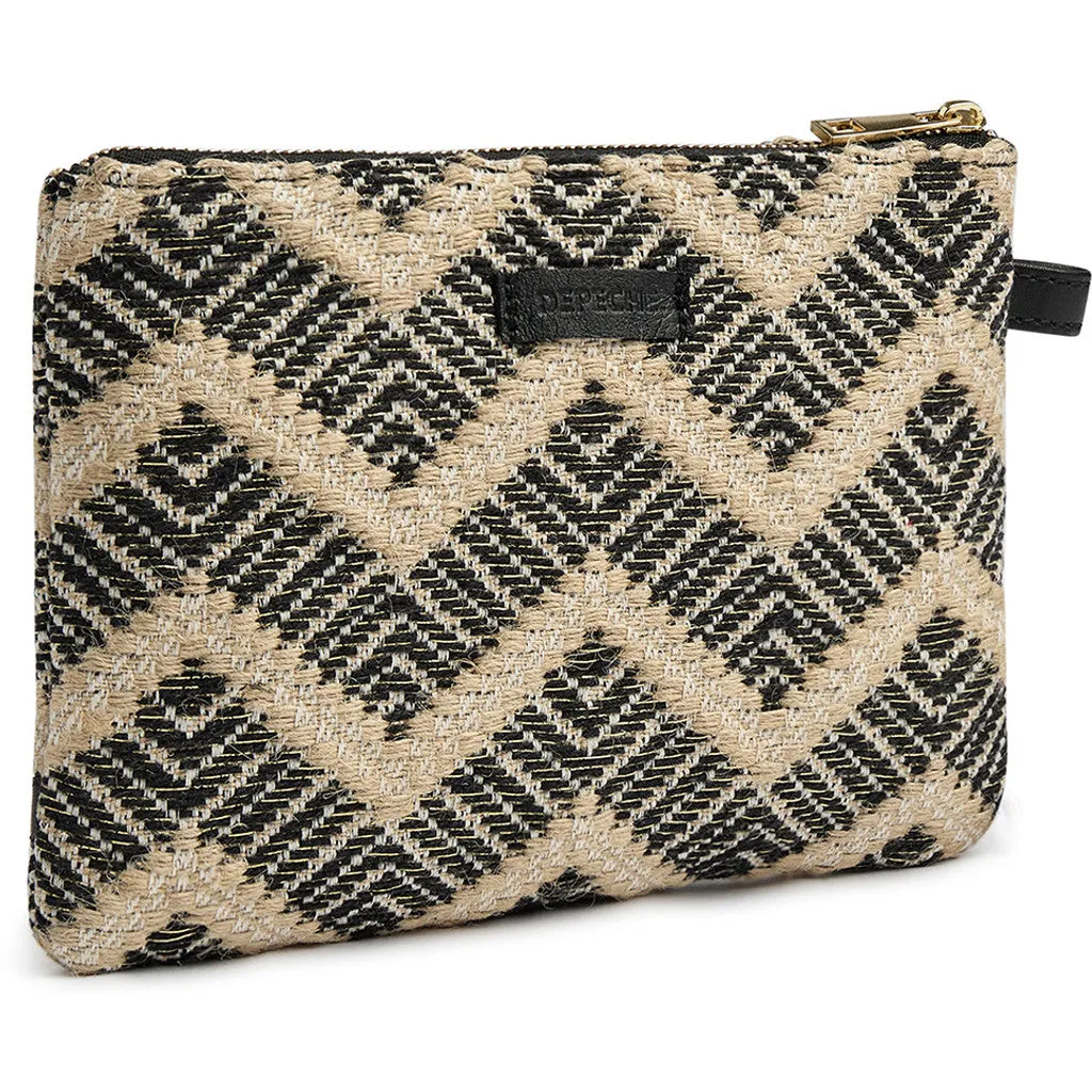 Beautiful clutch / 16156 - Black / Gold