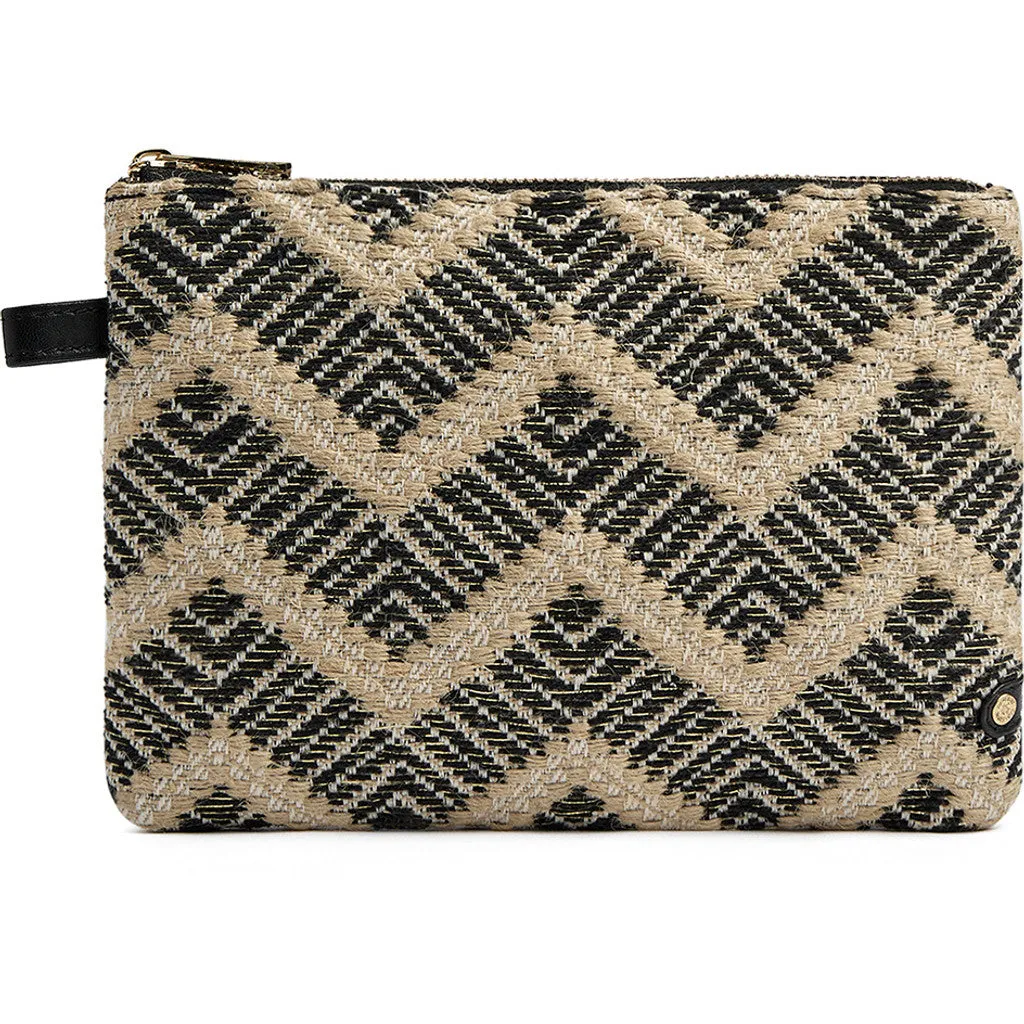 Beautiful clutch / 16156 - Black / Gold