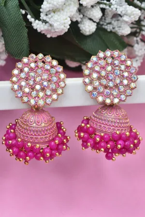 Big Multicolored Jhumkas: Women's Party-Ready Style