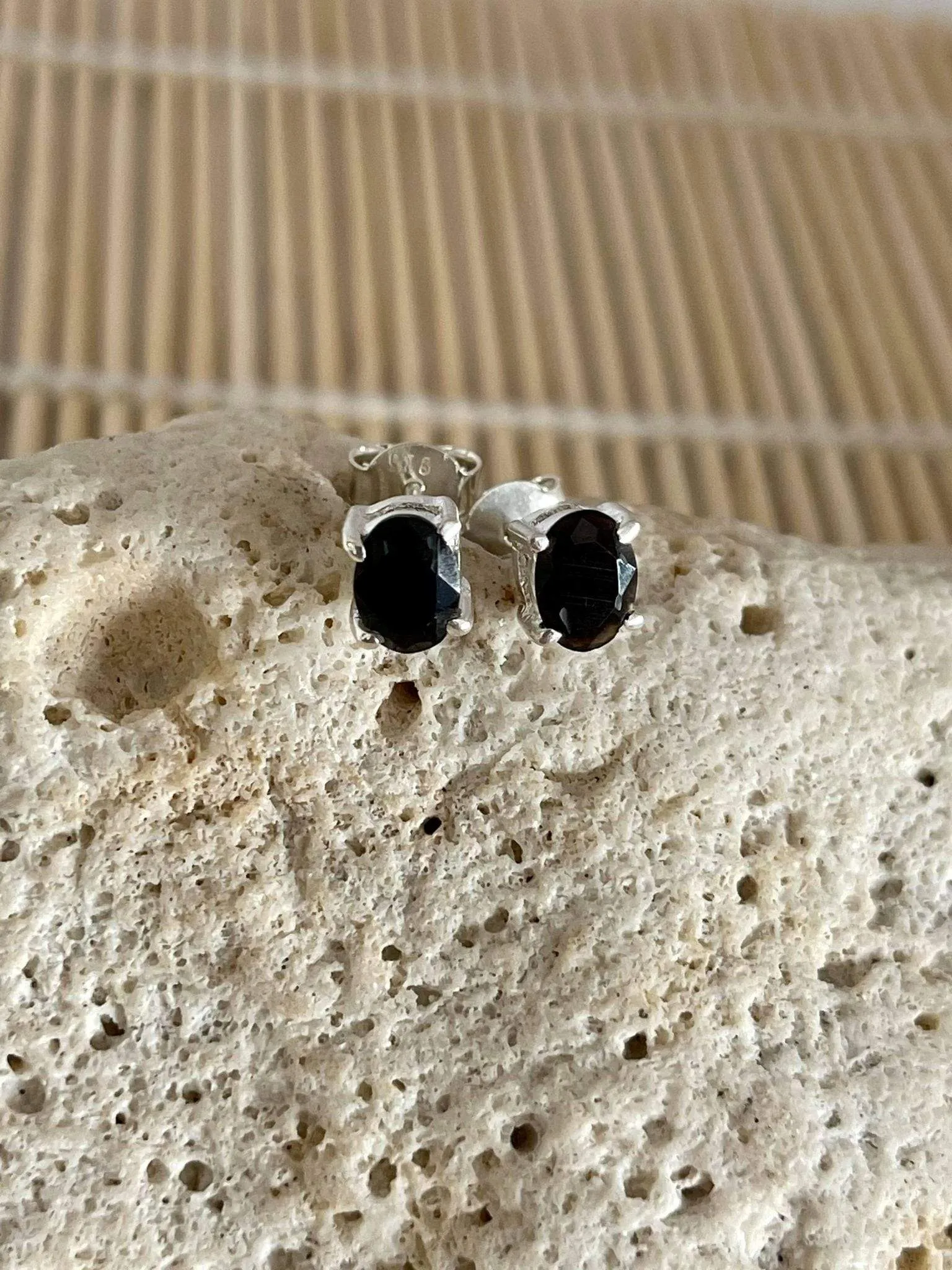 Bijou Black Onyx Studs