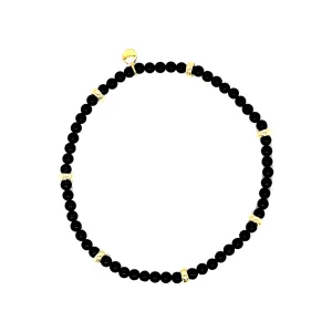 Black Onyx Bead Bracelet