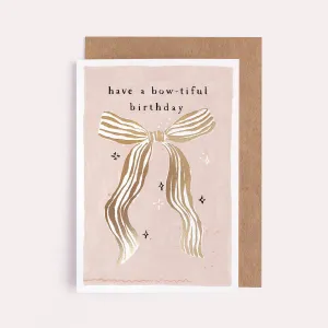 BOW-TIFUL BOW BIRTHDAY CARD