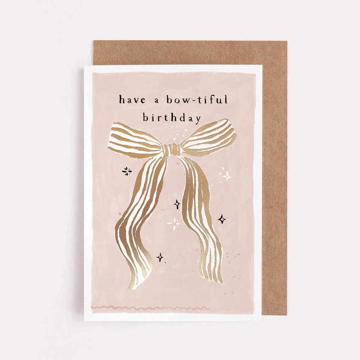 BOW-TIFUL BOW BIRTHDAY CARD