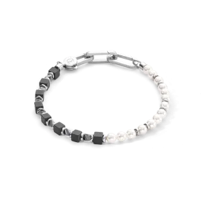 Bracelet Precious Fusion Pearls black