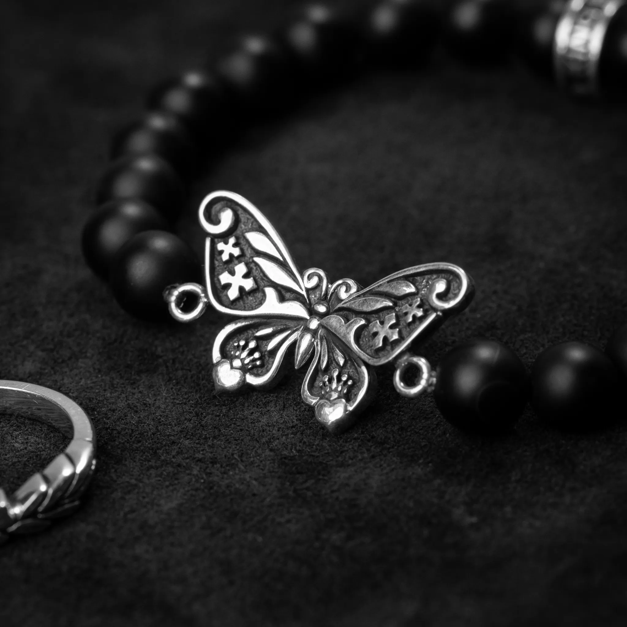 Butterfly Beaded Bracelet