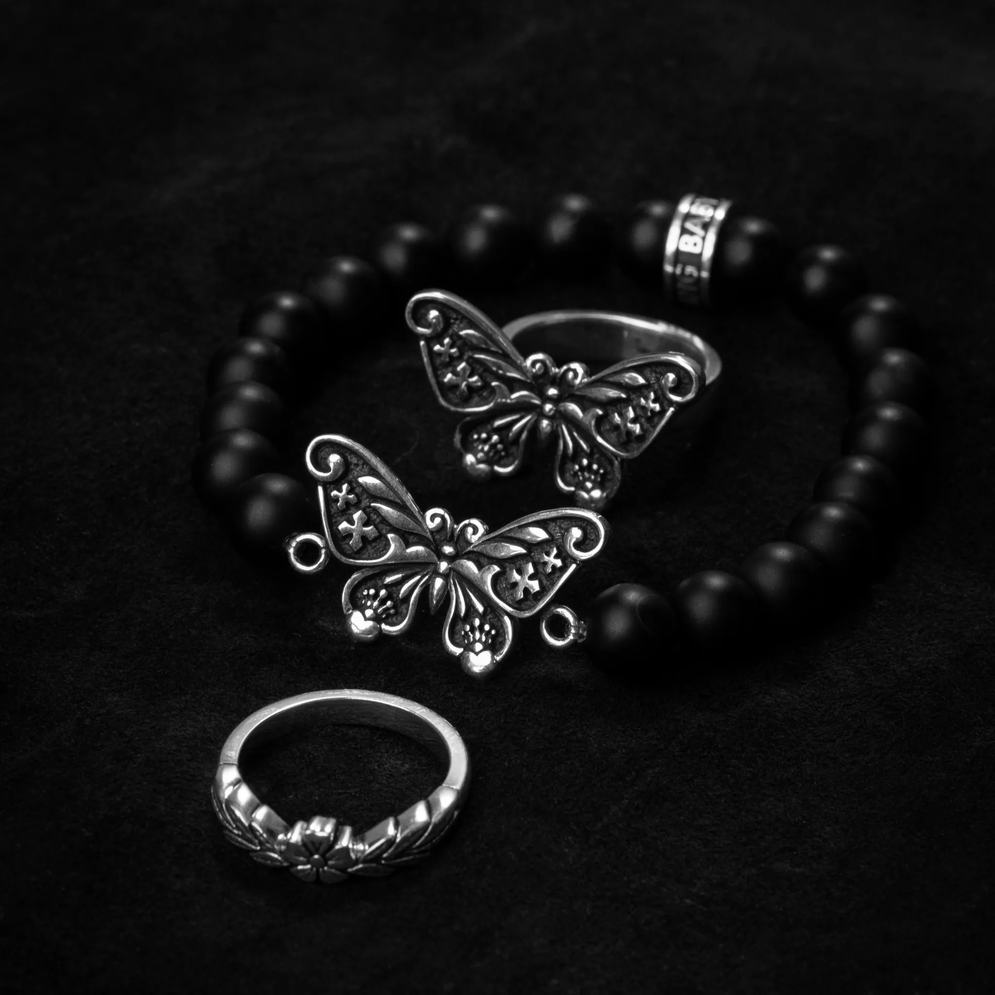 Butterfly Beaded Bracelet