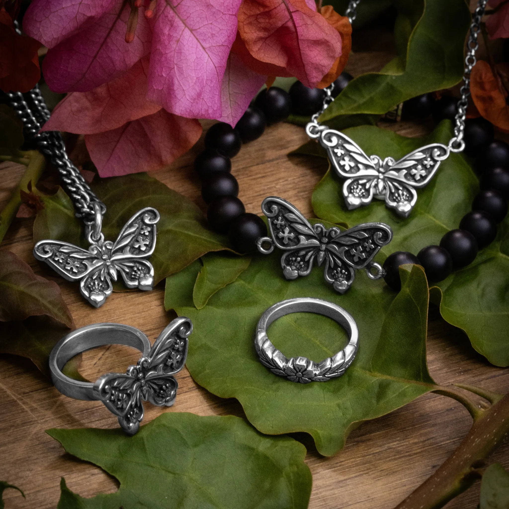 Butterfly Beaded Bracelet