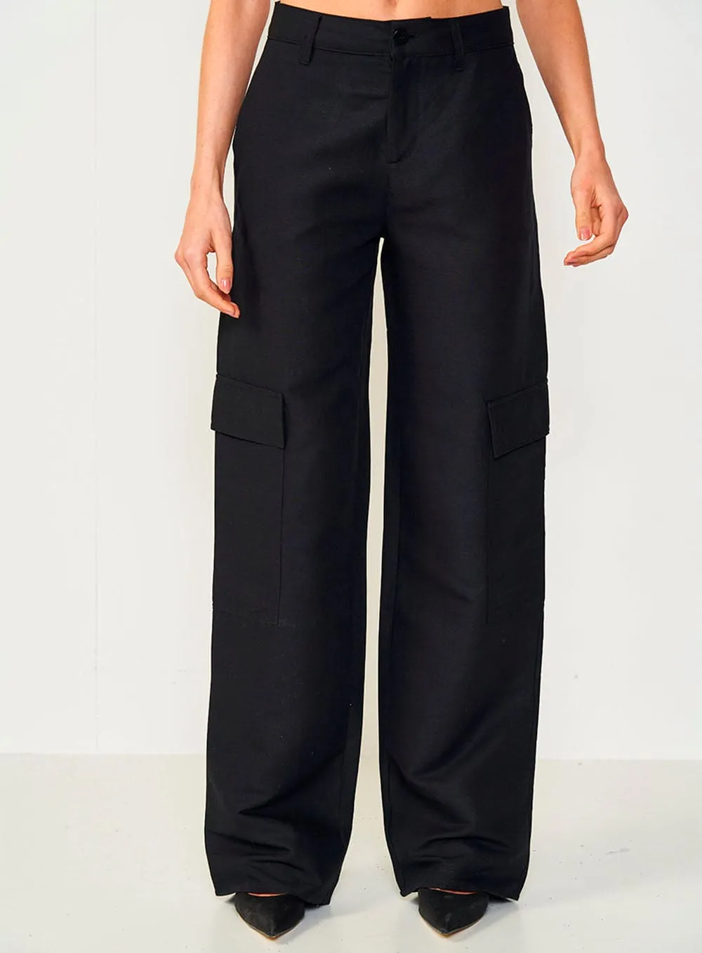 Calça Alfaiataria Jade Com Linho Colcci