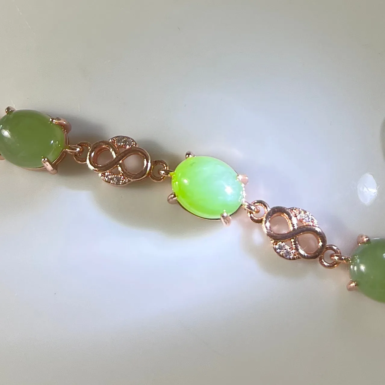 Certified genuine apple green Siberian nephrite jade Bracelet