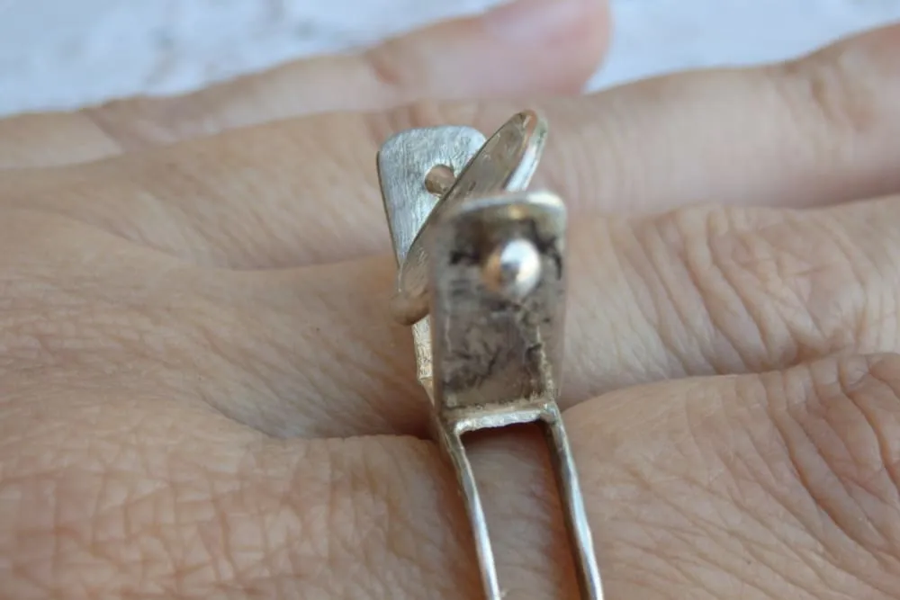 Coin silver ring