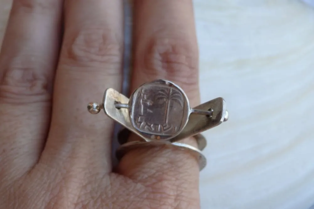Coin silver ring