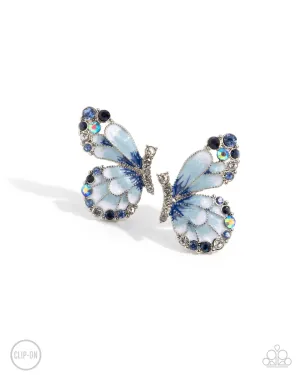Decadent Descent - Blue Earrings