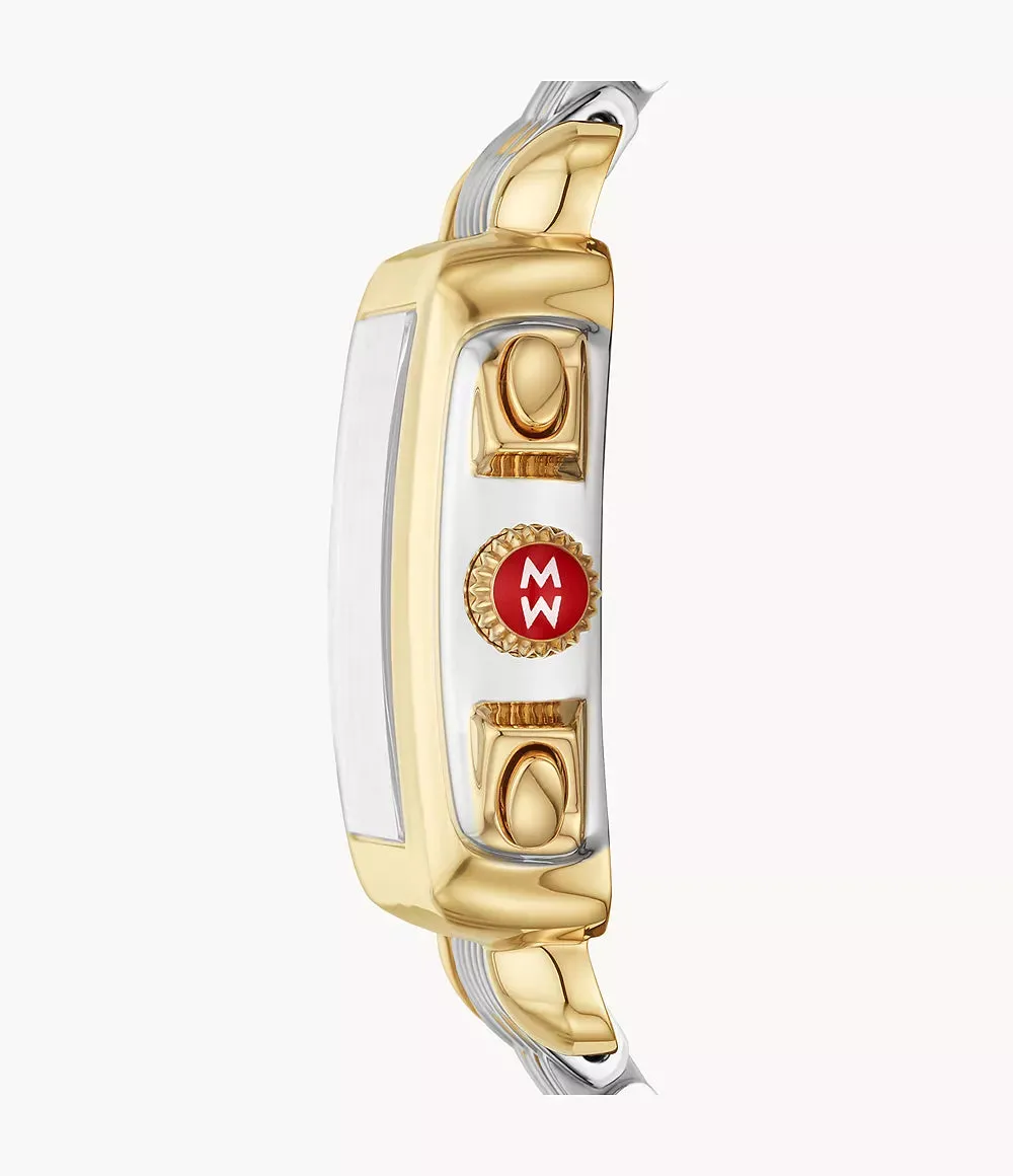 Deco Two-Tone 18K Gold Diamond Dial Watch MWW06A000779