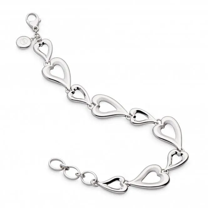Desire Love Story Sandblast Grande Multi-Link 8" Bracelet 70524SRP