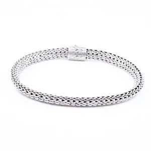 ESTATE JOHN HARDY STERLING SILVER 6.25MM CLASSIC CHAIN BRACELET