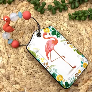 Flamingo Luggage Tag Kit