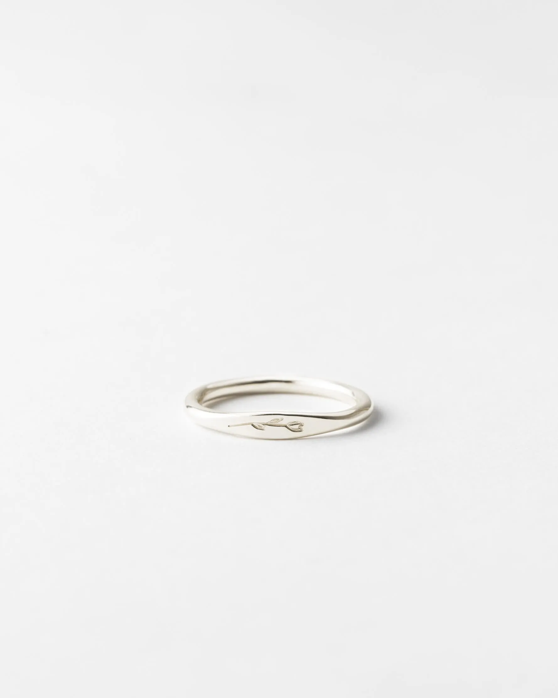 Floral Slim Signet