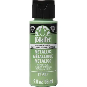 FolkArt - Metallic Acrylic Paint 2oz - Jade Shimmer