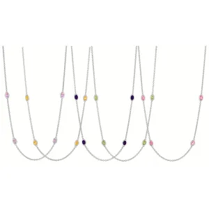 Gemstone Sparkler Necklace