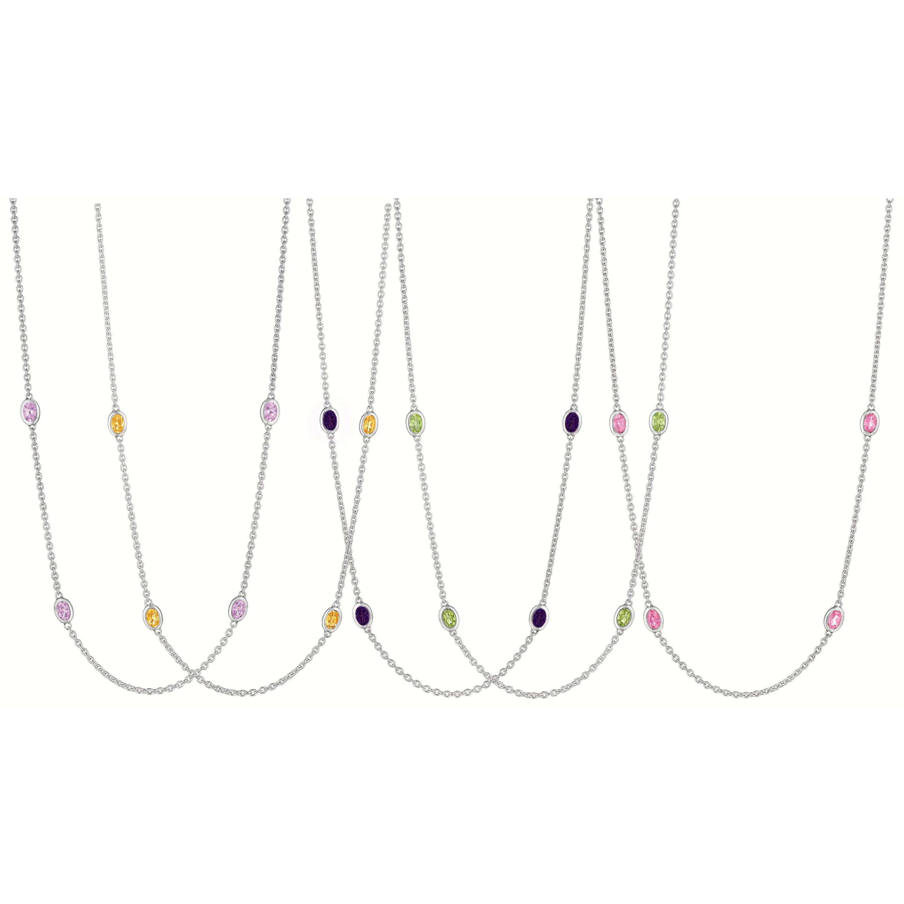 Gemstone Sparkler Necklace