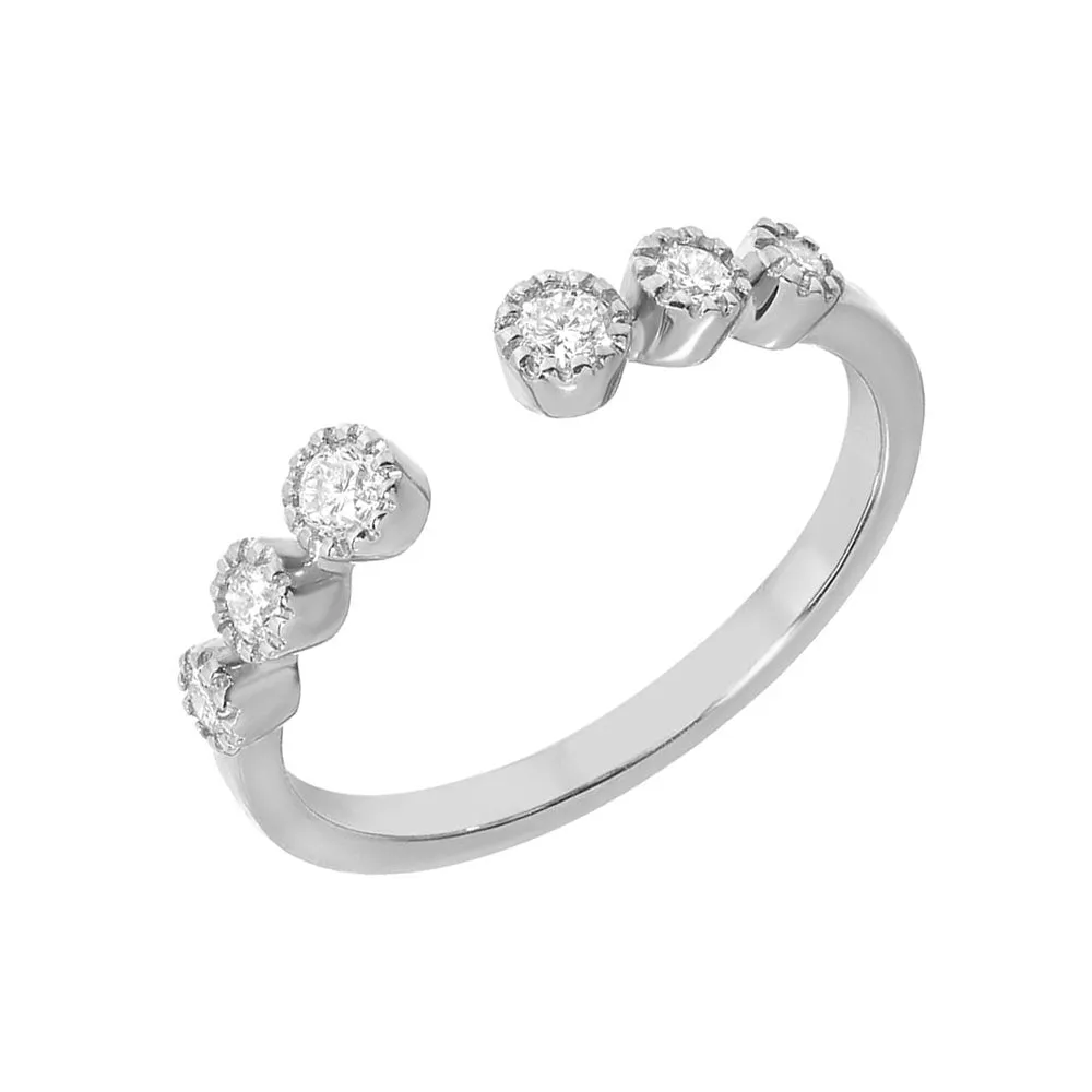 Graduated Diamond Open Band