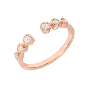 Graduated Diamond Open Band