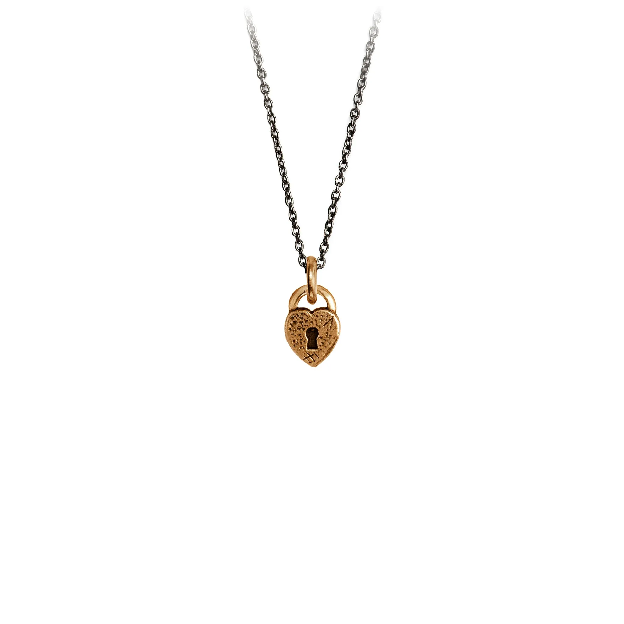 Heart Lock Symbol Charm