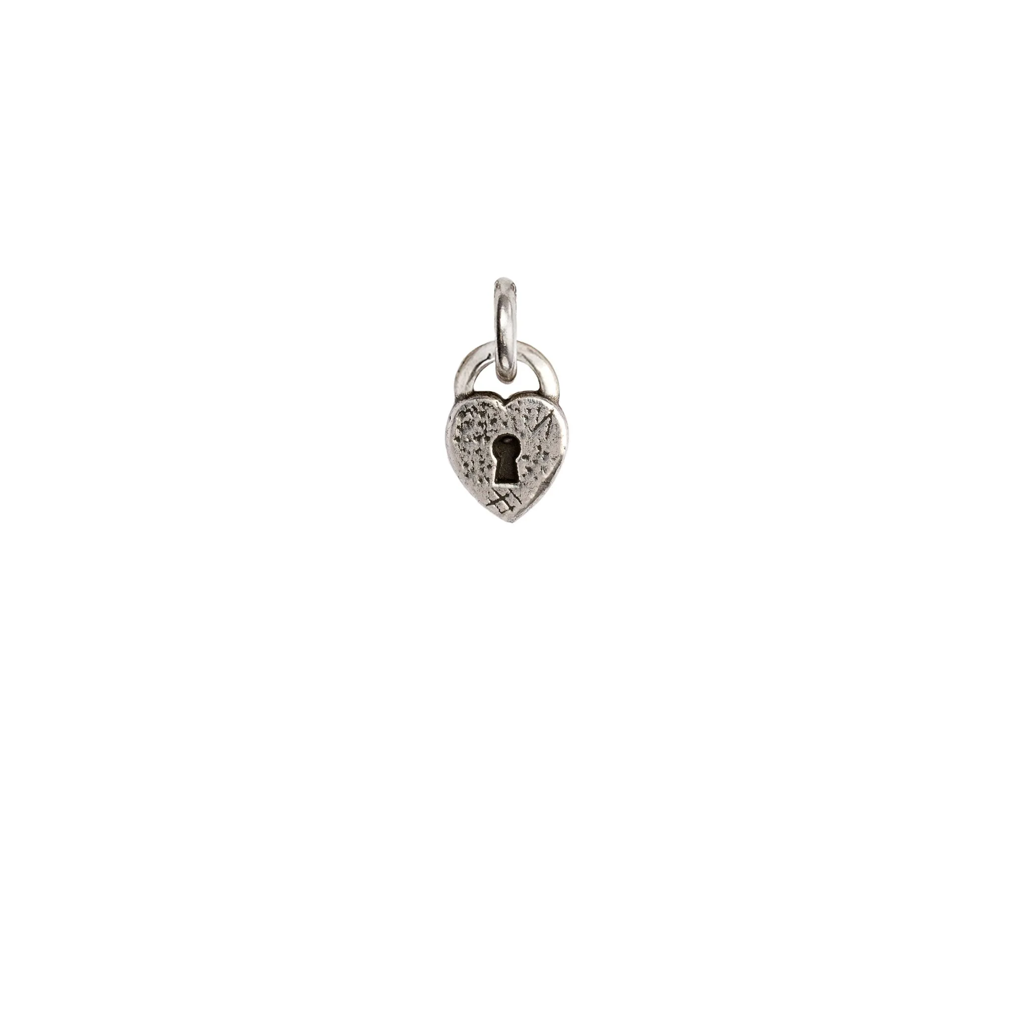 Heart Lock Symbol Charm