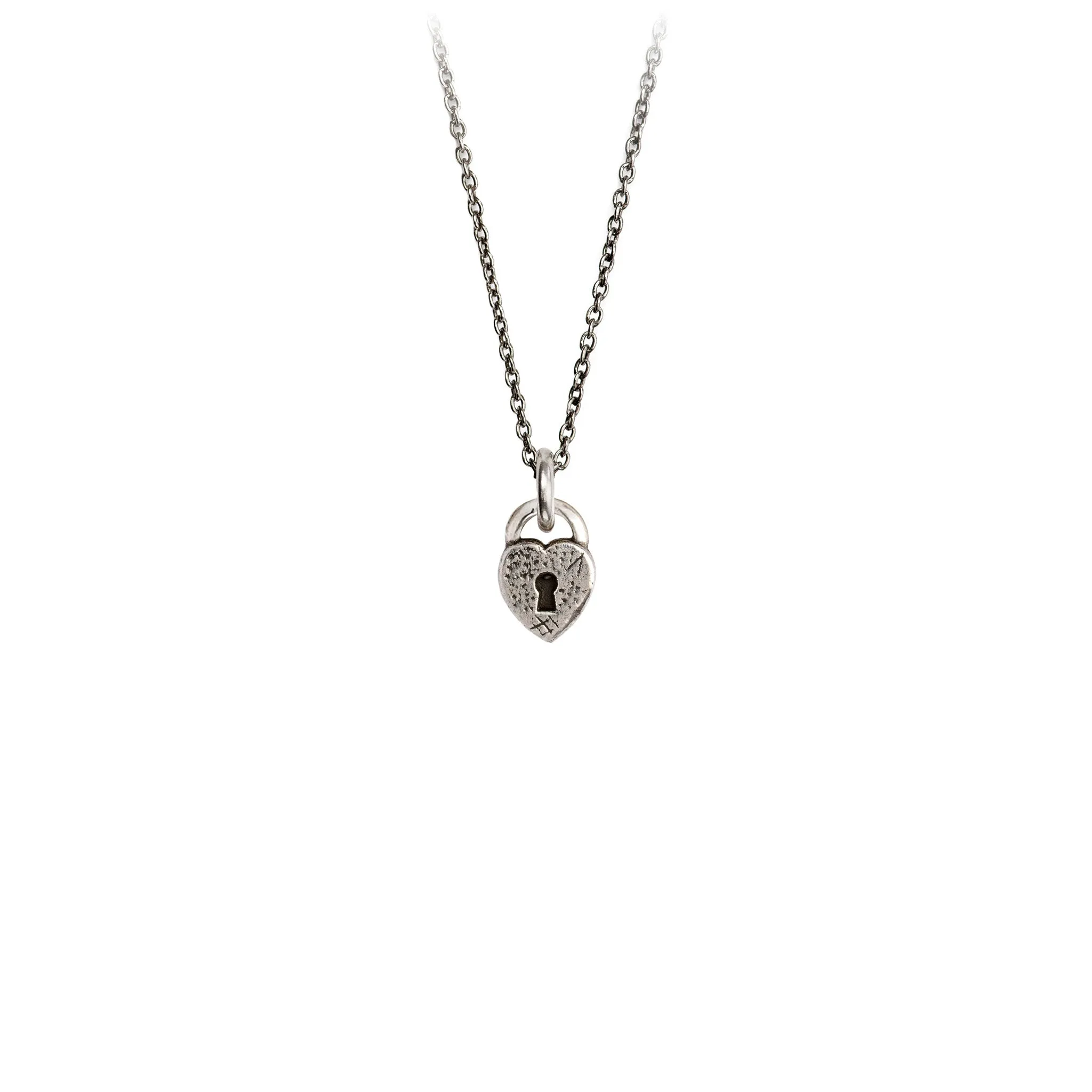 Heart Lock Symbol Charm