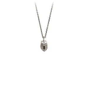 Heart Lock Symbol Charm