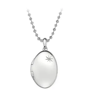 Hot Diamonds Silver Oval Locket DP143