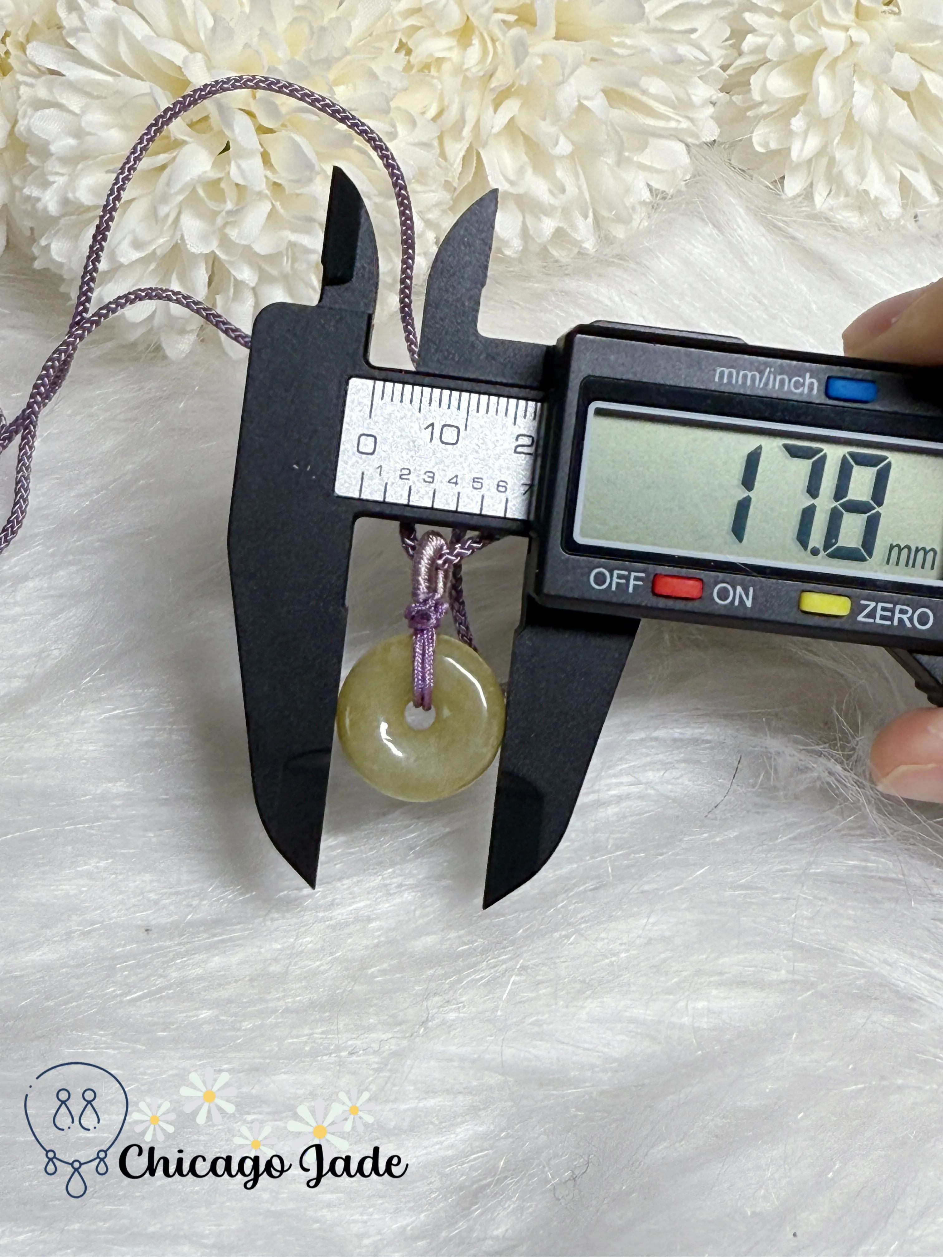 Icy Yellow Handmade Pingan Kou Brings Luck and Safety Natural Grade A Authentic Untreated Burma Jadeite Jade Feicui