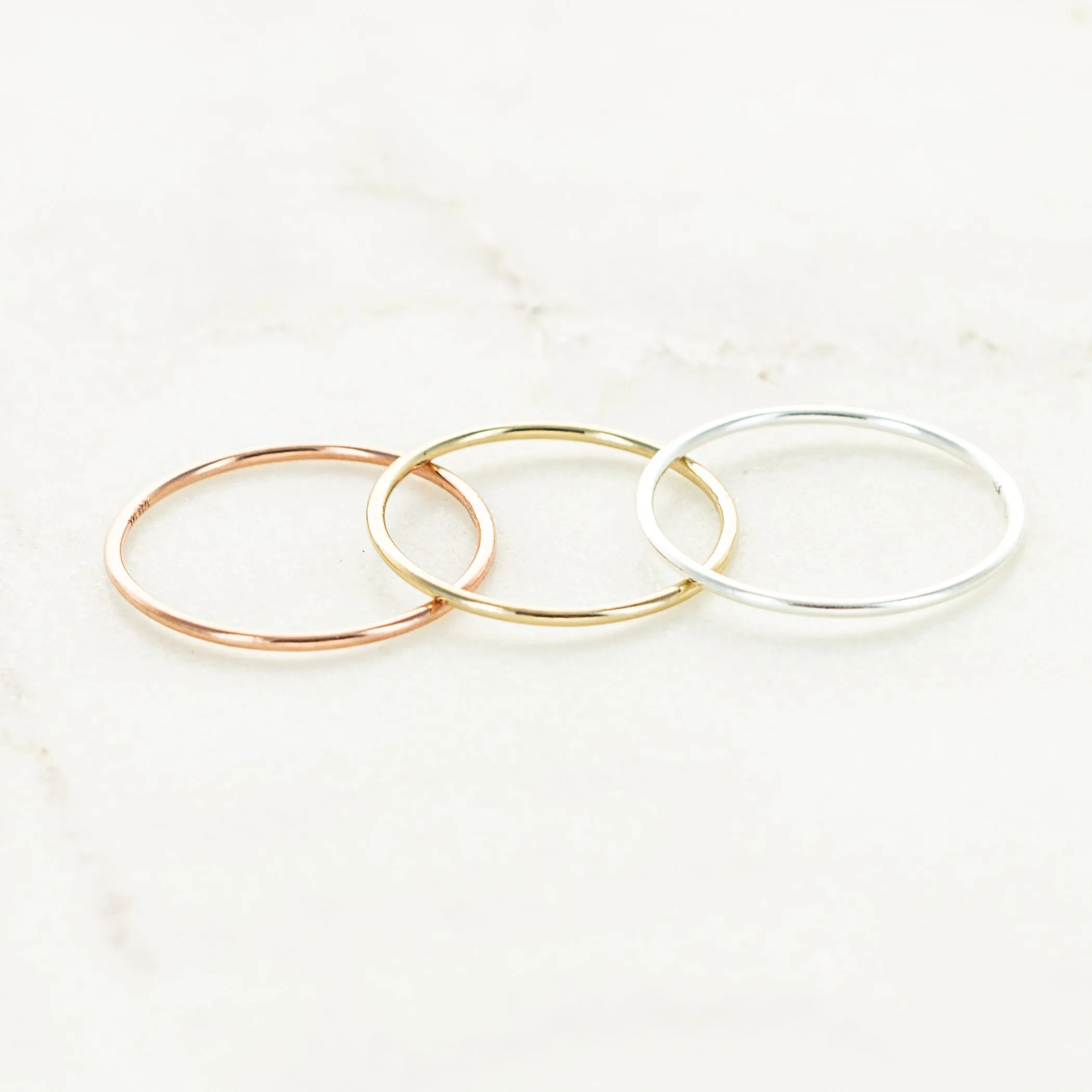 In The Details Stacking Ring - Smooth Round Wire