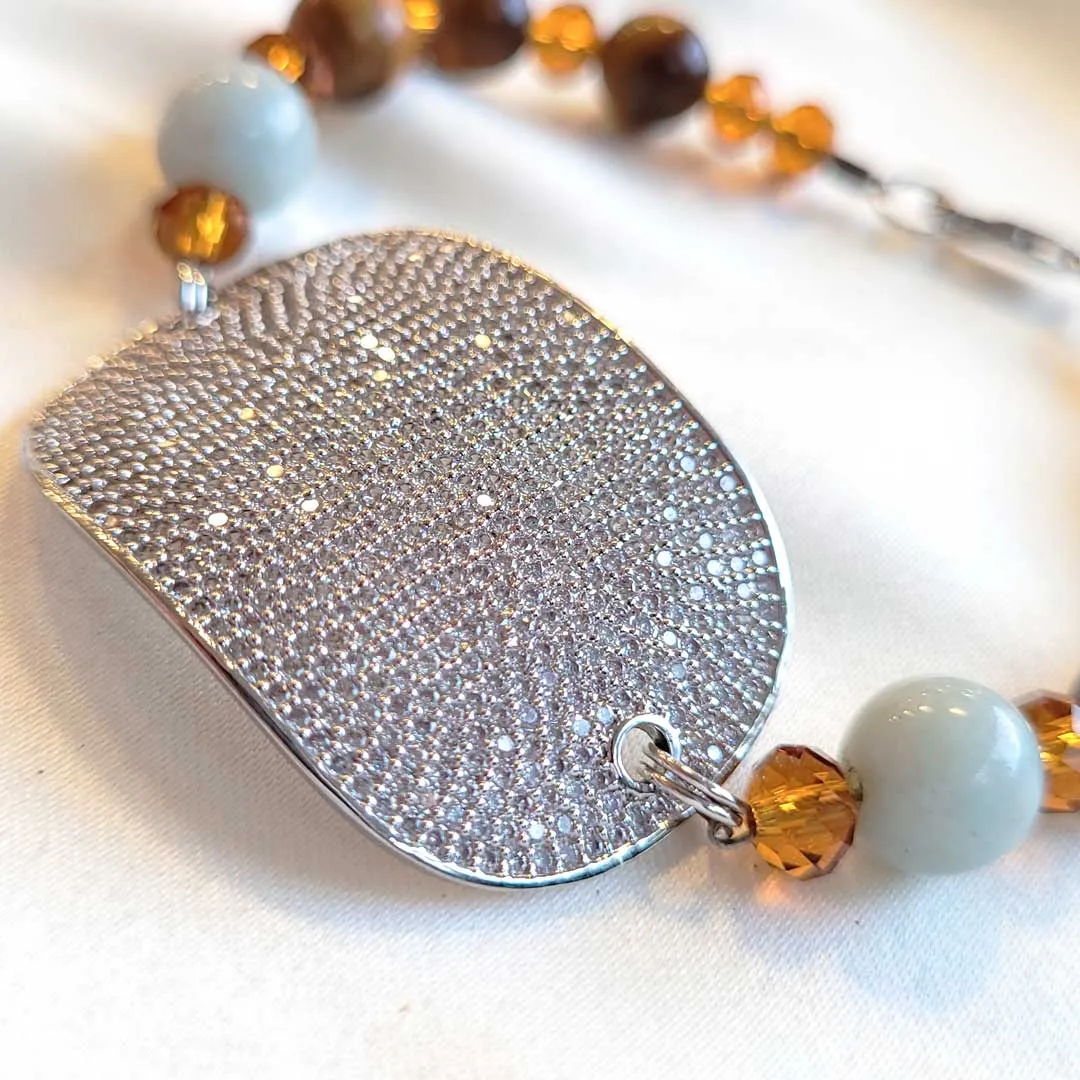 Jade and Tiger's Eye Bracelet